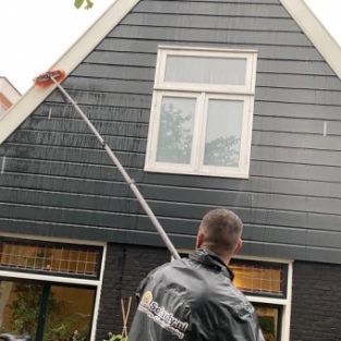 Reiniging boeidelen woning particulier Nieuwendammerdijk Amsterdam Juni 2021