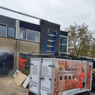 Gevel reiniging en impregneren woning particulier Heerhugowaard Zuidwijk April 2021