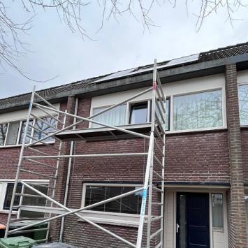 Renoveren gevel woning particulier Schilderswijk Heerhugowaard februari 2023