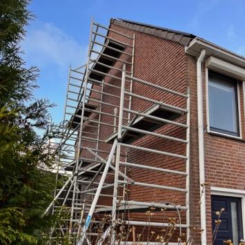 Renoveren zijgevel woning Rivierenbuurt Heerhugowaard December 2023