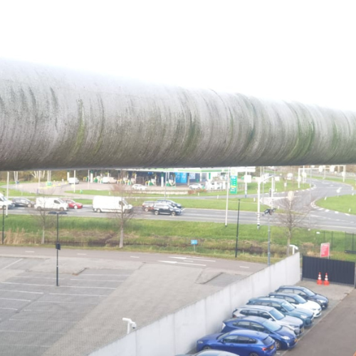 Reiniging staalconstructie en daken AZ Stadion Alkmaar Januari 2026