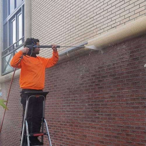 Reiniging en impregneren gevelelementen VvE Olympia II Alkmaar Daalmeer Oktober 2025