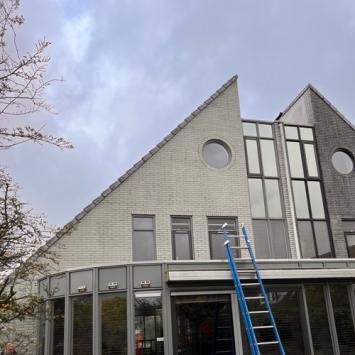 Reinigen buitengevel woning Butterhuizen Heerhugowaard December 2023