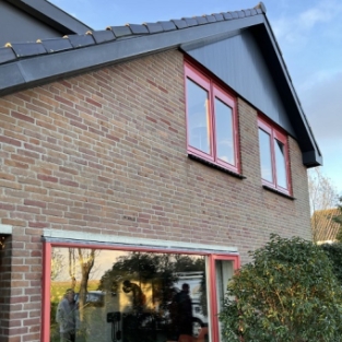 Gevelreiniging en impregneren woning particulier Schoorl November 2021