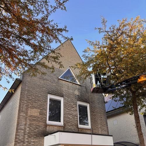 Reiniging en impregneren verschillende gevels in centrum Schagen Oktober 2025