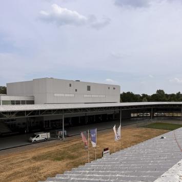 Schoonmaken zonnepanelen ijsbaan de meent Alkmaar Juni 2023