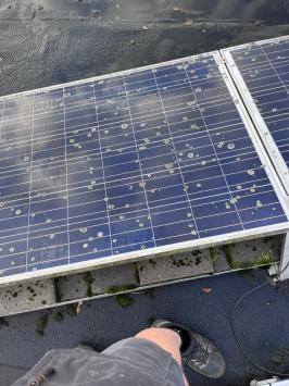 Schoonmaken schilderwerk en zonnepanelen woning Wognum December 2022