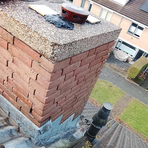 Schoorsteenrenovatie Bergermeer Alkmaar Januari 2026