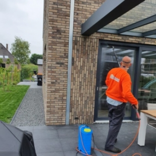 Spinnenbestrijding en glasbewassing woning particulier Alkmaar Juni 2020