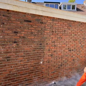 Renovatie gevel garage woning Schilderswijk Heerhugowaard Juni 2023