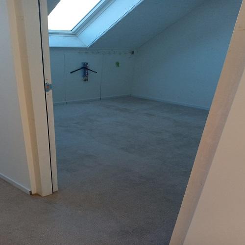 Reinigen tapijt zolder en trap woning Heerhugowaard Januari 2026