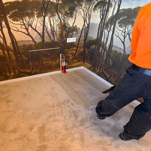 Reinigen tapijt zolder en trap woning Heerhugowaard Januari 2026