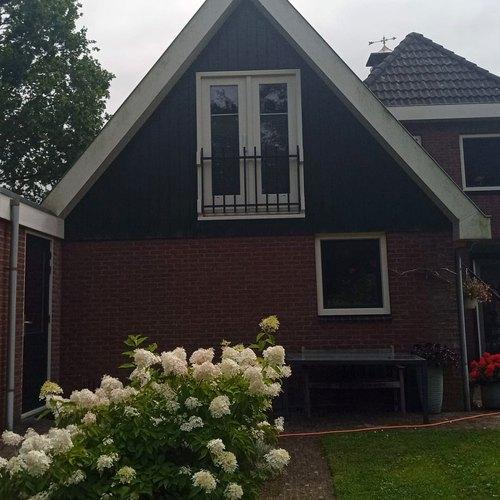 Reinigen gevelbekleding, boeidelen en zonnepanelen Zuid-Scharwoude Duizend Eilandenrijk juni 2026