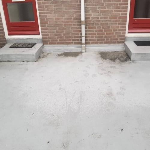 Reiniging entreeportieken woonblokken De Mare Alkmaar juni 2026
