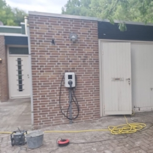 Gevelrenovatie en gevelbekleding reiniging woning particulier Hoorn September 2022