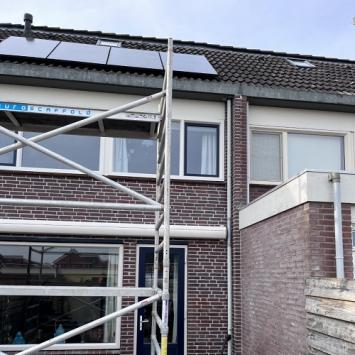 Renoveren gevel woning particulier Schilderswijk Heerhugowaard februari 2023