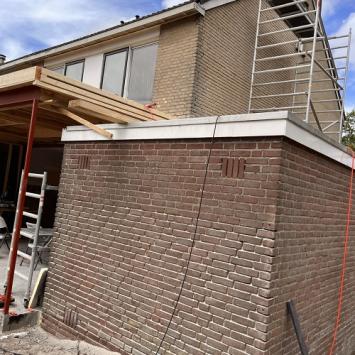 Volledige gevelrenovatie Bergermeer Alkmaar woning particulier Augustus 2023