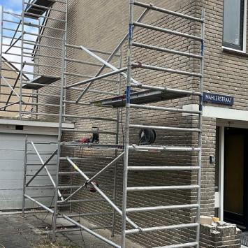 Volledige gevelrenovatie Bergermeer Alkmaar woning particulier Augustus 2023