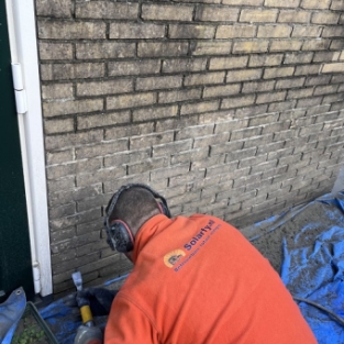 Gevelrenovatie en impregneren schuur woning Heerhugowaard Oktober 2022