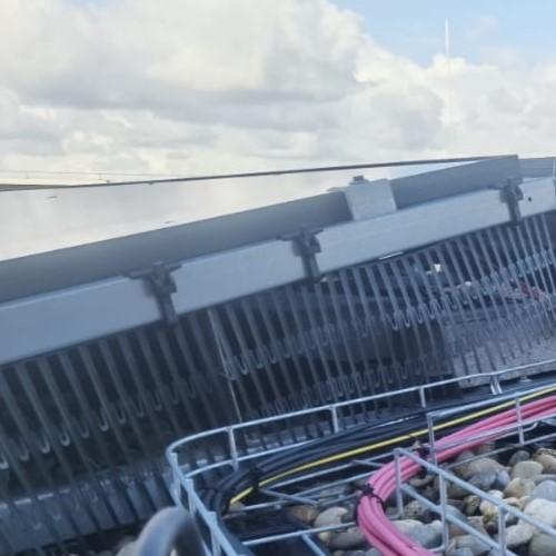 Plaatsen vogelwering zonnepanelen Alkmaar Hout/Vossenhof mei 2026