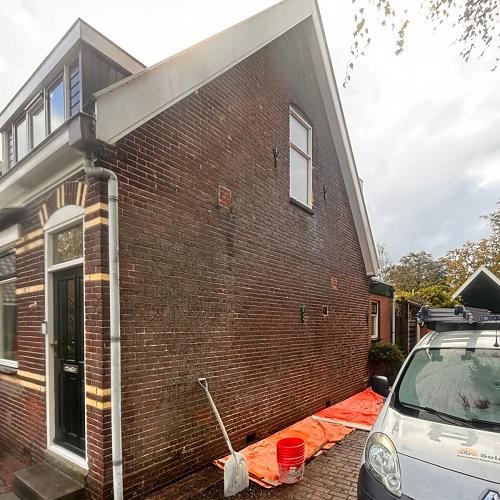 Gevelrenovatie Dorpsstraat Assendelft Oktober 2025