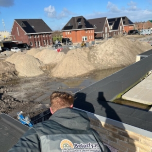 Impregneren gevels nieuwbouw woningen particulier Schagen februari 2022